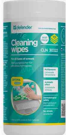 Влажные Салфетки Для Экрана Defender Multipurpose Cleaning Wipes Cln 30322 100 шт. - арт:9134 Макеевка