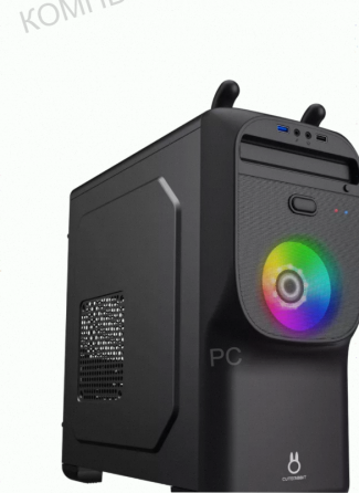 Корпус Mini-tower Zircon Cute Rabbit Micro-atx/mini-itx, Без бп, Черный - арт:7708 Макеевка