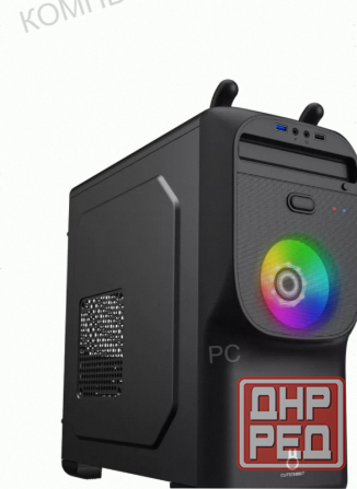 Корпус Mini-tower Zircon Cute Rabbit Micro-atx/mini-itx, Без бп, Черный - арт:7708 Макеевка - изображение 1