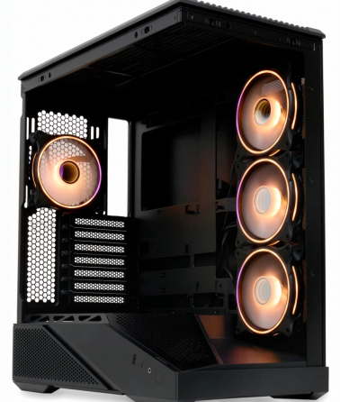 Корпус Hspd f711-tgbk-argb Black - арт:9811 Макеевка