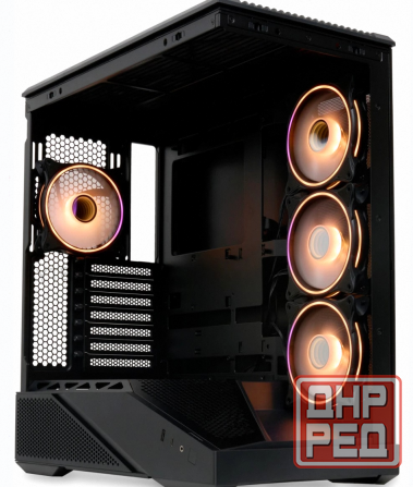 Корпус Hspd f711-tgbk-argb Black - арт:9811 Макеевка - изображение 4