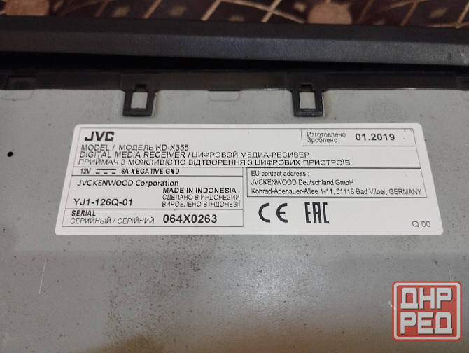 Процессорный JVC KD X355 Донецк - изображение 5