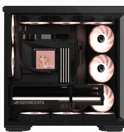 Корпус Formula Crystal z7 Черный Без бп Atx 11x120mm 4x140mm - арт:6924 Макеевка