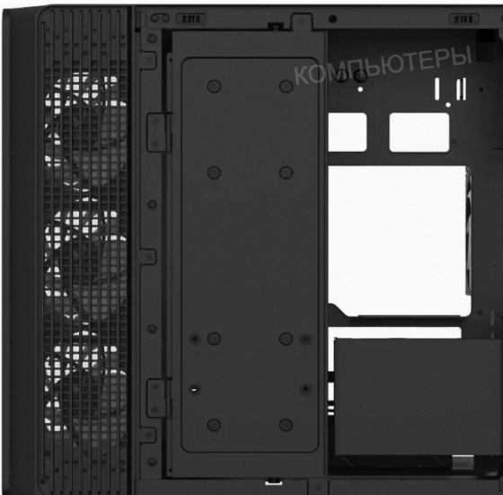 Корпус Formula Crystal z7 Черный Без бп Atx 11x120mm 4x140mm - арт:6924 Макеевка
