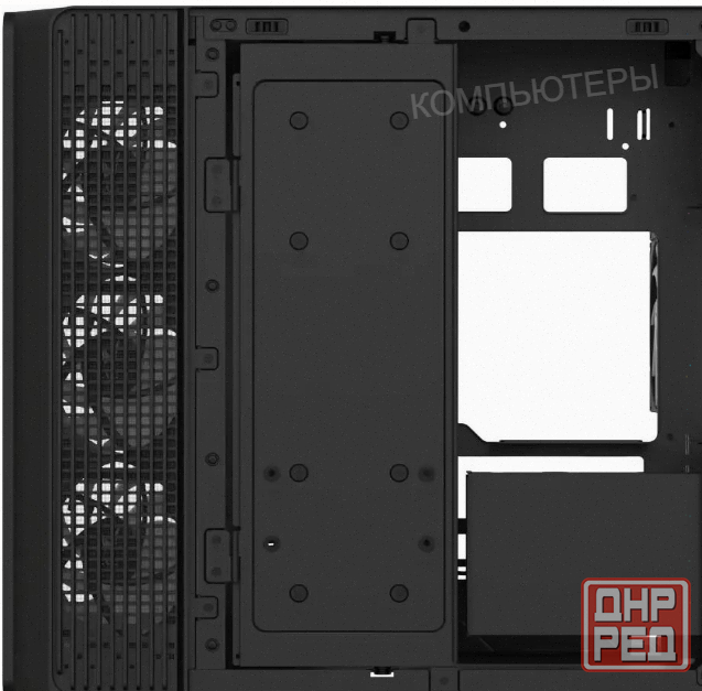 Корпус Formula Crystal z7 Черный Без бп Atx 11x120mm 4x140mm - арт:6924 Макеевка - изображение 3