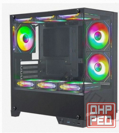 Корпус Matx Formula Crystal z1m, Mini-tower, Без бп, Черный [cristal z1m] - арт:6351 Макеевка - изображение 1