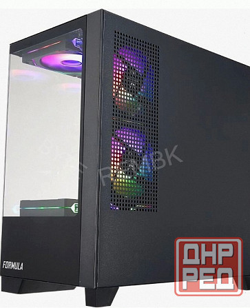 Корпус Matx Formula Crystal z1m, Mini-tower, Без бп, Черный [cristal z1m] - арт:6351 Макеевка - изображение 3