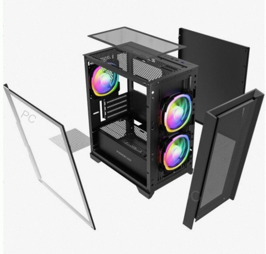 Корпус Powercase Alisio Micro z3b Argb, Черный (camzb-a3) - арт:9022 Макеевка
