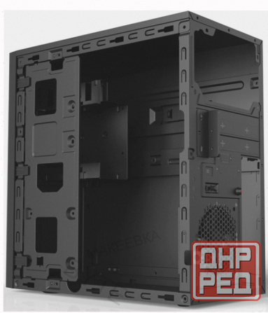 Корпус Mini-tower Powerman (ek303bk) Без бп, Mini Itx, Black, no Led. - арт:9747 Макеевка - изображение 2