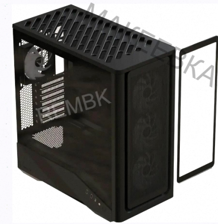 Корпус Formula Air Power g9 pa Duo, Midi-tower, Без бп, Черный - арт:9276 Макеевка