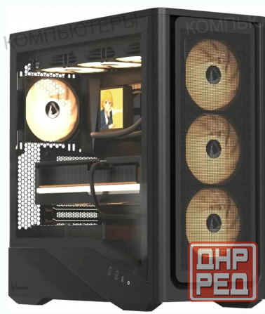 Корпус Formula Air Power g9 pa Duo, Midi-tower, Без бп, Черный - арт:9276 Макеевка - изображение 4