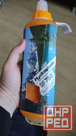 Складная фляга Hydrapak SoftFlask ,для фитнеса ,туризма, бега итд ,на 750мл. Донецк - изображение 1