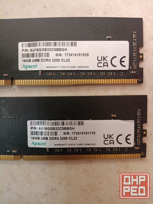 Оперативная память Apacer DDR4 2x16Gb Макеевка - изображение 1