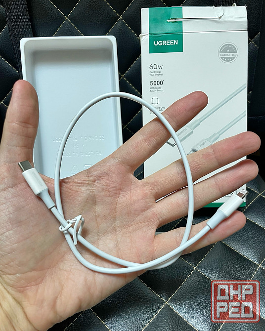 Кабель iPhone Lightning - Ugreen, 0.5 м, 60 Вт, 3A, 480 Мбит, PD, MFI Донецк - изображение 4