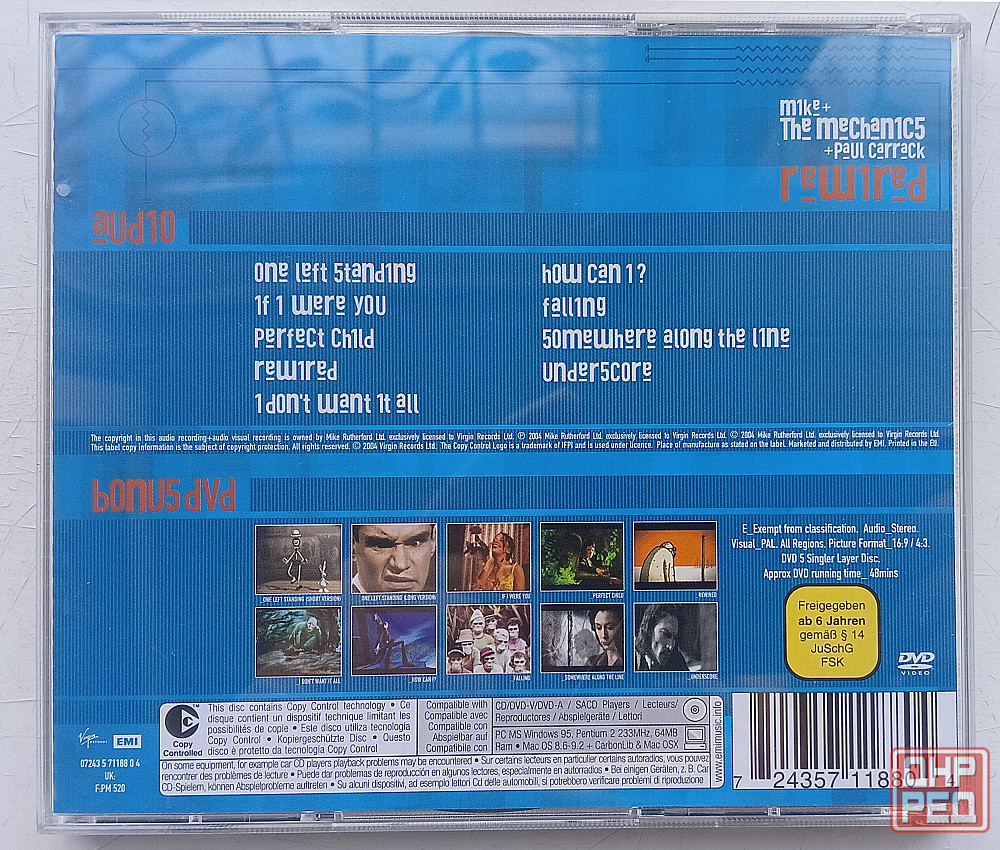Mike & Mechanics (2004) Rewired - CD+DVD, фирменный (EU) Макеевка - изображение 2