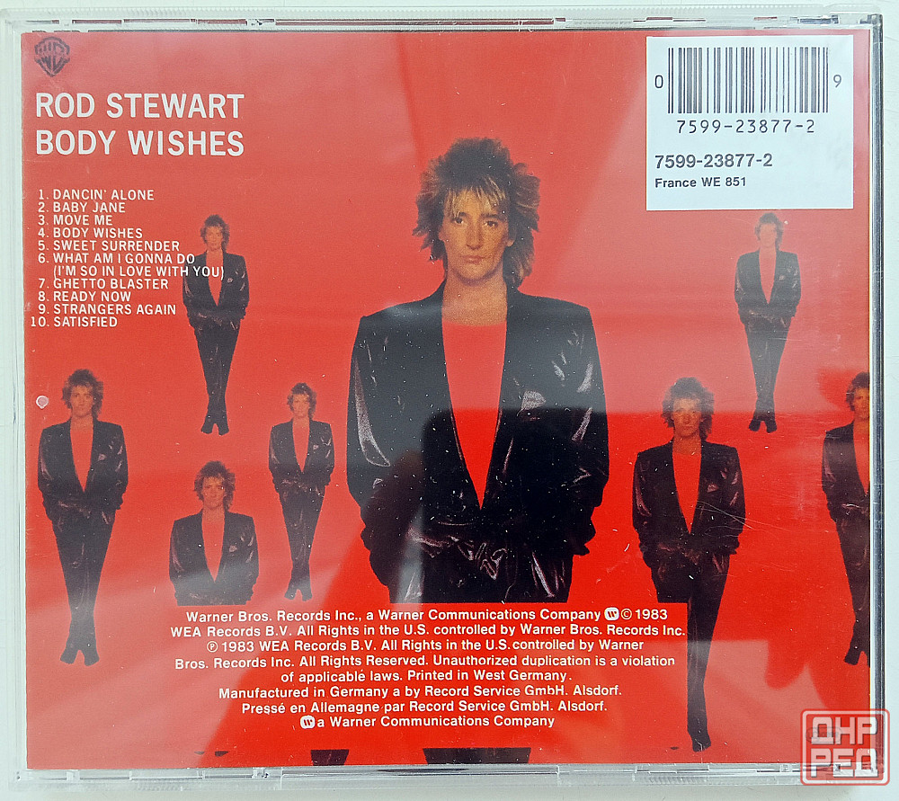 Rod Stewart (1983) Body Wishes - CD, фирм.(Germany) Макеевка - изображение 2