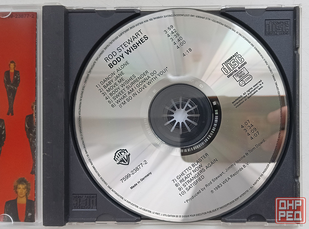 Rod Stewart (1983) Body Wishes - CD, фирм.(Germany) Макеевка - изображение 3