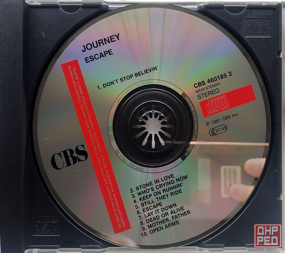 Journey (1981) Escape - CD, фирменный (Austria) Макеевка - изображение 3
