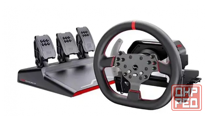 Руль игровой pxn v10 pro Direct drive с педалями Донецк - изображение 1