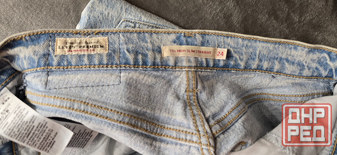 Джинсы Levi's Оригинал 24 размер Донецк - изображение 5
