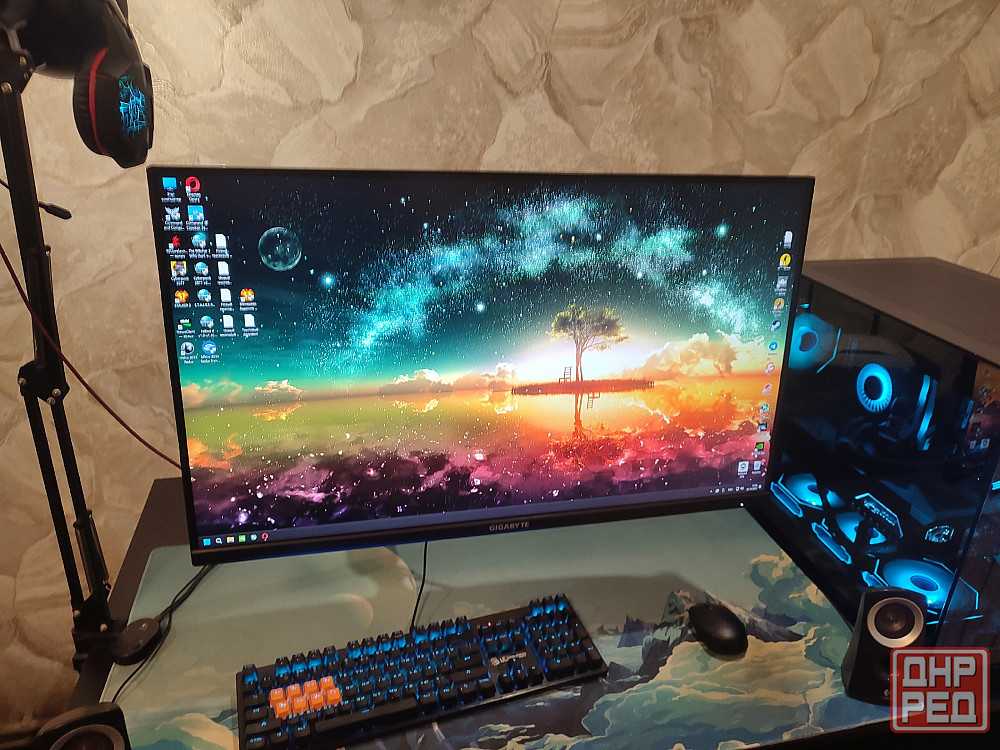 Монитор Gigabyte M32UP, 3840x2160, IPS, 160Гц, 2хHDMI, 1хDP, черный Донецк - изображение 3