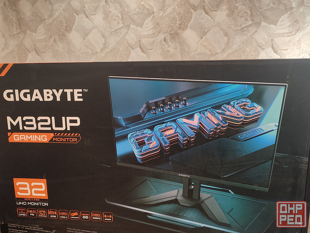 Монитор Gigabyte M32UP, 3840x2160, IPS, 160Гц, 2хHDMI, 1хDP, черный Донецк - изображение 5