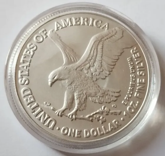 Монета 1$ доллар сша вид орла с ветвью Донецк
