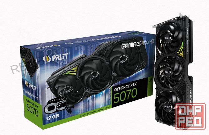 Видеокарта Palit Geforce Rtx 5070 Gamingpro-s oc 12gb (ne75070t19k9-gb2050u) - арт:5427 Донецк - изображение 1