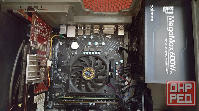 3400G+B450M-A pro maxII+охлаждение RGB 3 трубки Донецк - изображение 1