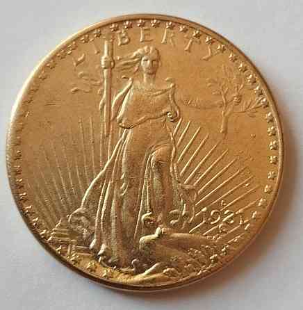 Монета 20 долларов 1931 год Донецк