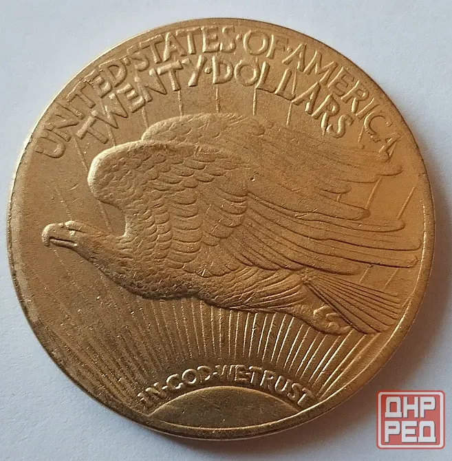 Монета 20$ долларов сша двойной орёл Донецк - изображение 3