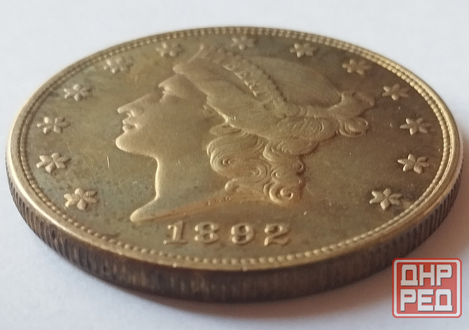 Монета 20 долларов "голова свободы" Донецк - изображение 3