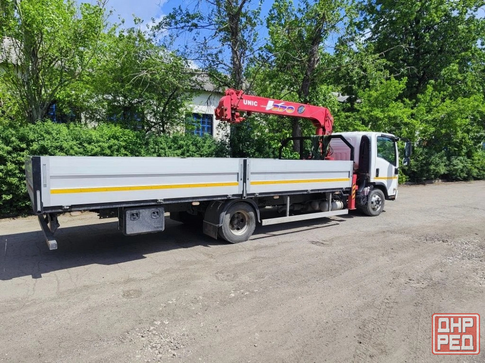 Услуги манипулятора ISUZU, 5 тонн, длина кузова 6 метров. Автовышка (люлька) 13 метров Донецк - изображение 3