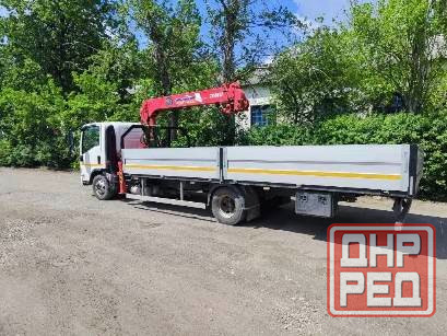 Услуги манипулятора ISUZU, 5 тонн, длина кузова 6 метров. Автовышка (люлька) 13 метров Донецк - изображение 2