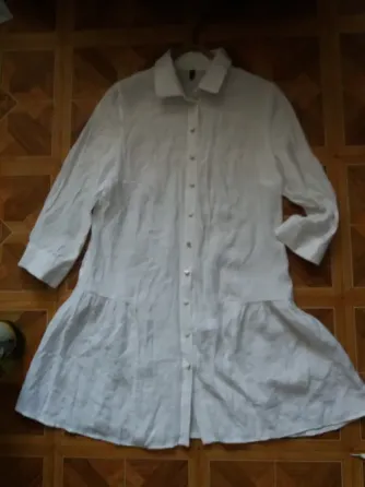 Продам платье халат белого цвета р. 50-52 (xl) Донецк
