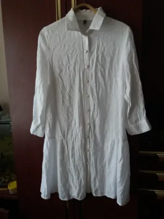 Продам платье халат белого цвета р. 50-52 (xl) Донецк