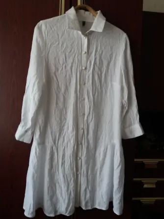 Продам платье халат белого цвета р. 50-52 (xl) Донецк