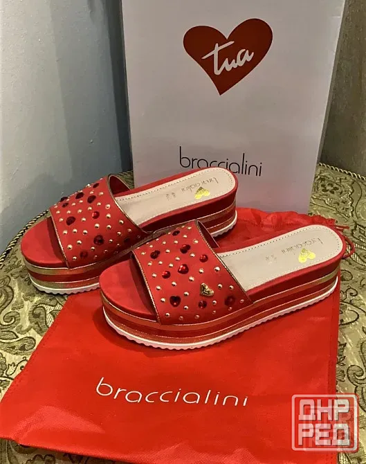 Шлепки женские Braccialini р.40 оригинал Италия Донецк - изображение 7
