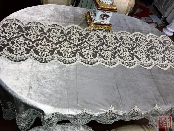 Скатерть велюр на стол производство Италия 150*220 Донецк
