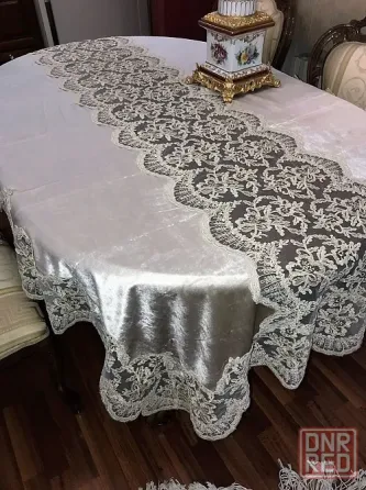 Скатерть велюр на стол производство Италия 150*220 Донецк
