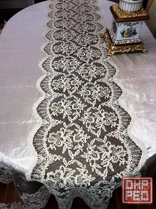 Скатерть велюр на стол производство Италия 150*220 Донецк - изображение 2