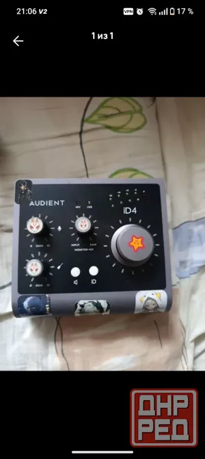 Аудио карта audient id4 mkii Донецк - изображение 1