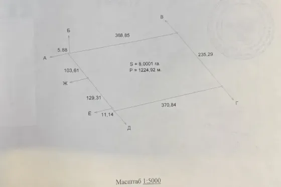 Земельный пай, 8 га Донецк