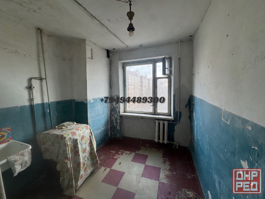 в продаже: 1 комн. квартира мкр.Зеленый,крупногабаритная, 7 этаж не угловая Макеевка - изображение 4