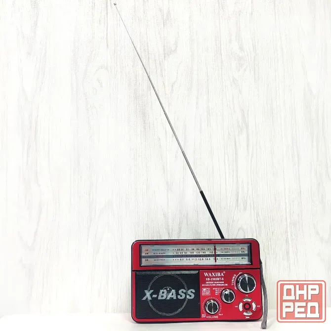 Аккумуляторный радиоприемник XB-2302BT-S с Bluetooth/USB/SD/ с солнечной панелью Донецк - изображение 1