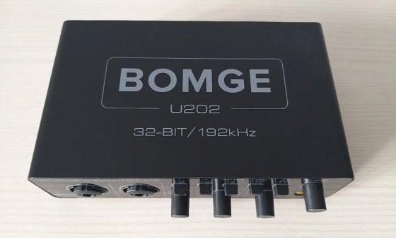 Звуковая карта BOMGE U202, USB, студийная, аудиоинтерфейс, внешняя Донецк