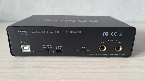 Звуковая карта BOMGE U202, USB, студийная, аудиоинтерфейс, внешняя Донецк