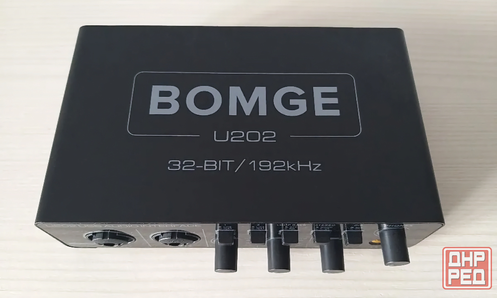 Звуковая карта BOMGE U202, USB, студийная, аудиоинтерфейс, внешняя Донецк - изображение 4