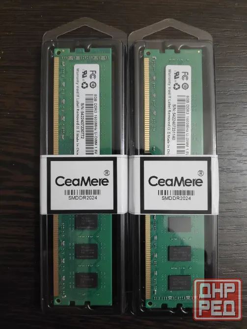 Оперативная память CeaMere DDR3 16GB (8GBx2) 1600mhz Новая Донецк - изображение 1