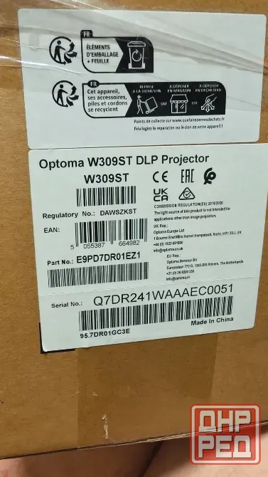 Короткофокусный проектор Optoma W309ST Донецк - изображение 6